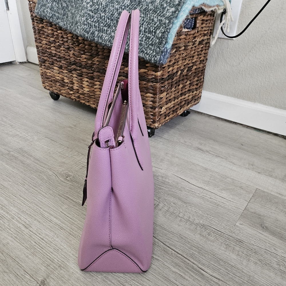 EUC Kate Spade Eva Medium Top Satchel Pink Mauve - Picture 3 of 14